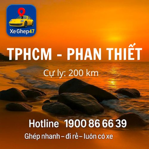 Xe ghép TP.HCM đi Phan Thiết