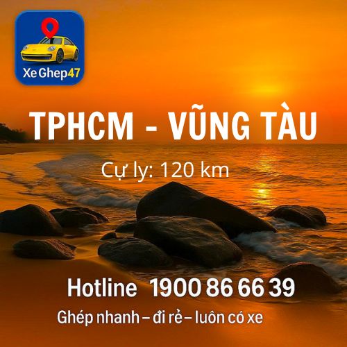 Xe ghép TP.HCM đi Vũng Tàu
