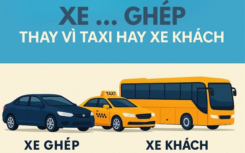 Xe Ghép Đón Tận Nơi – Tiện Lợi, Tiết Kiệm, Không Cần Ra Bến Xe
